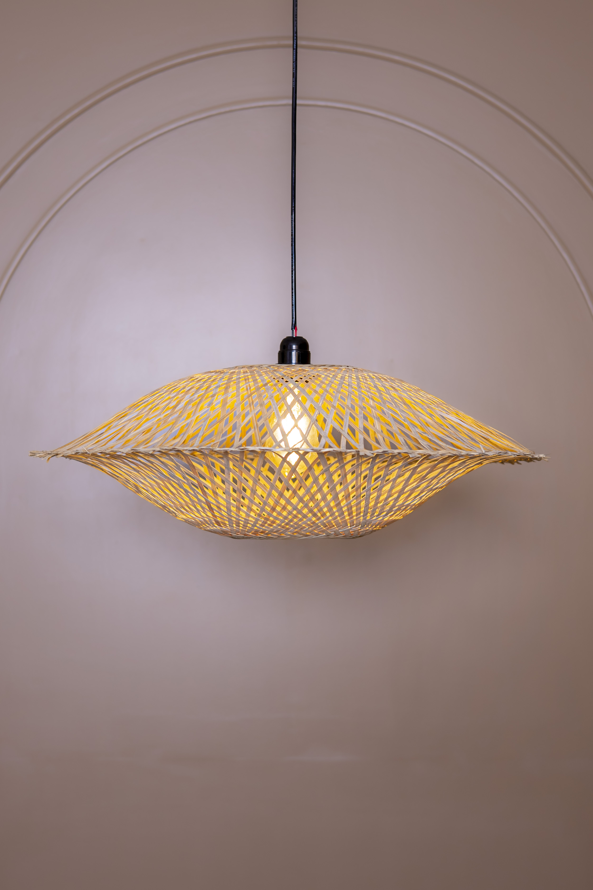 Bamboo Light |  Chandelier Lamp | Hanging light view 3
