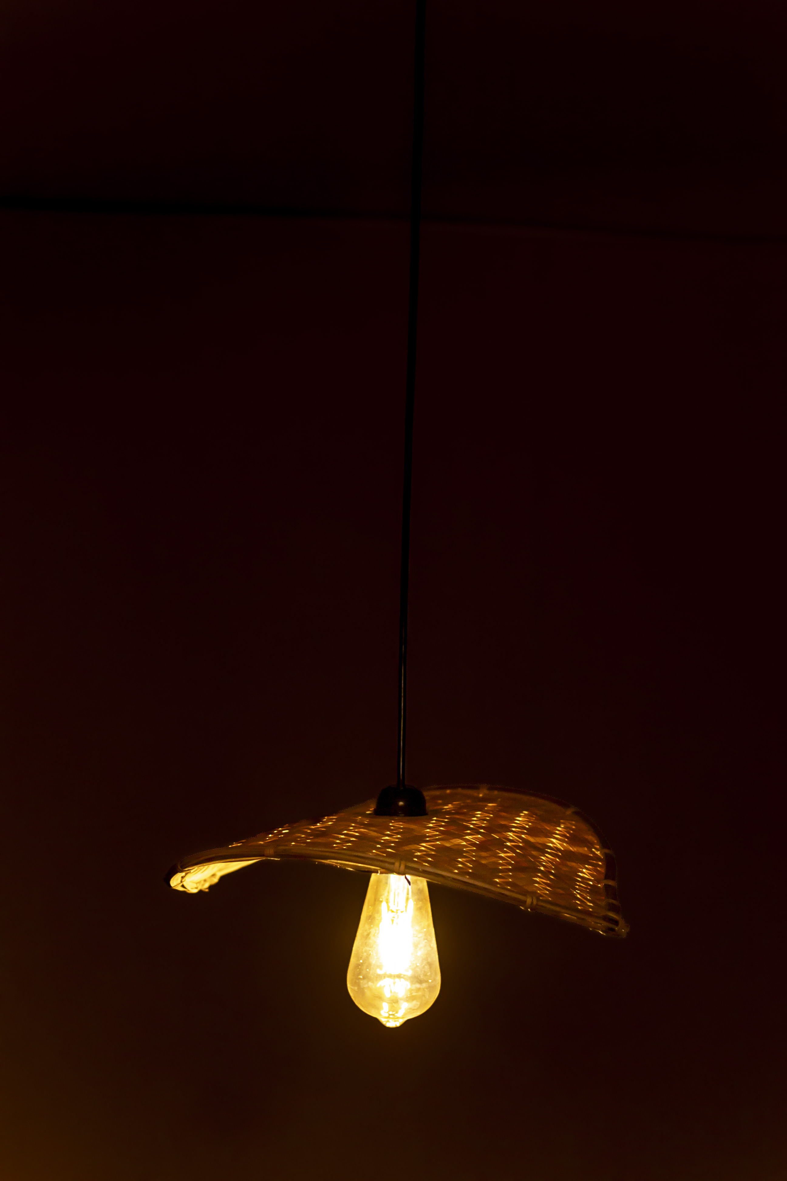 Bamboo Light |  Chandelier Lamp | Hanging light view 2