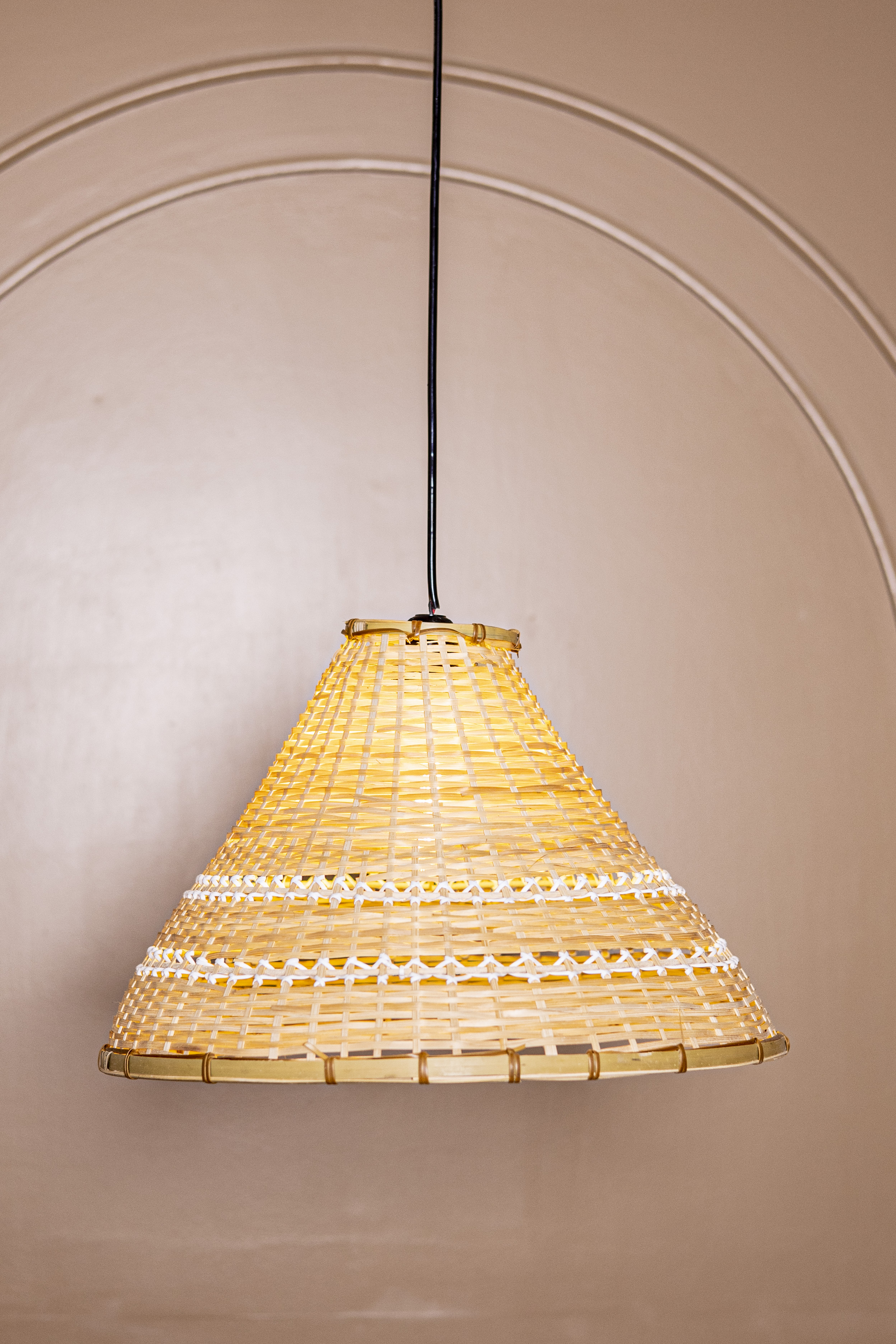 Bamboo Light |  Chandelier Lamp | Hanging light view 2