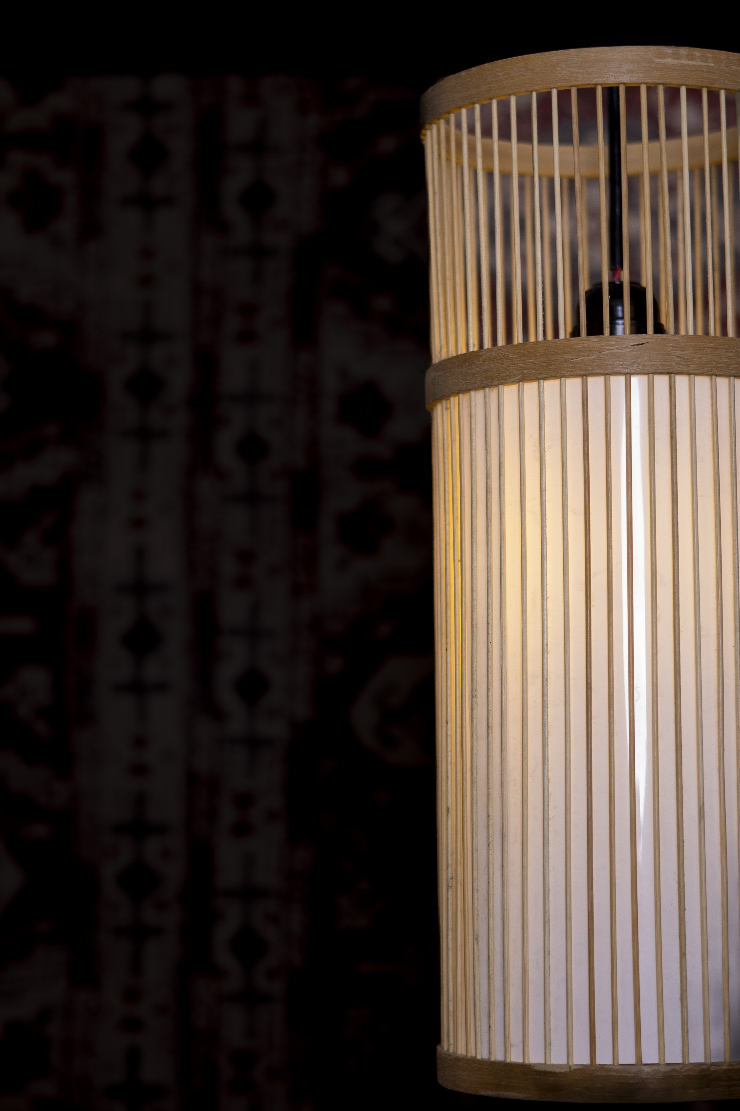 Bamboo Light |  Chandelier Lamp | Hanging light view 4