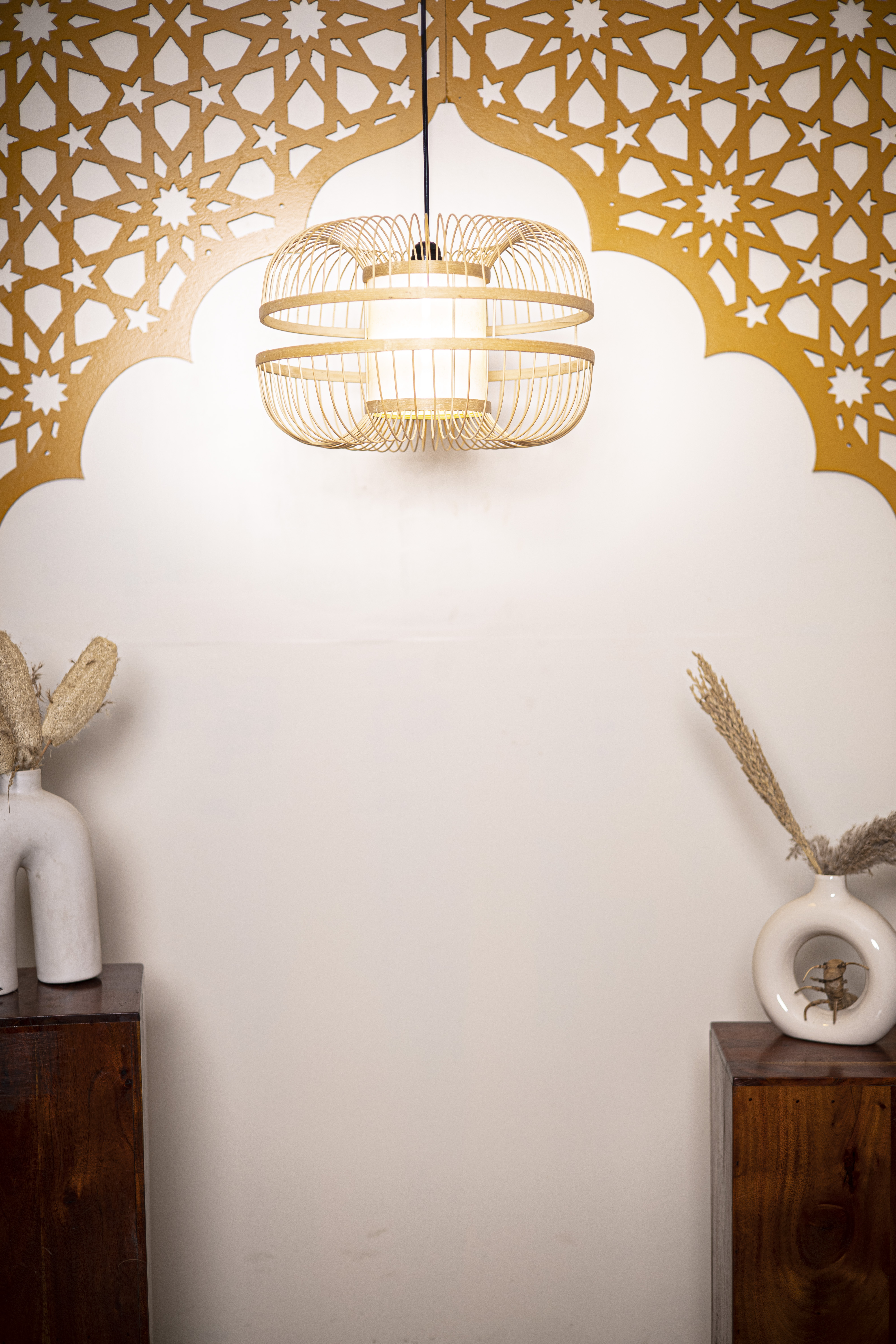 Bamboo Light |  Chandelier Lamp | Hanging light