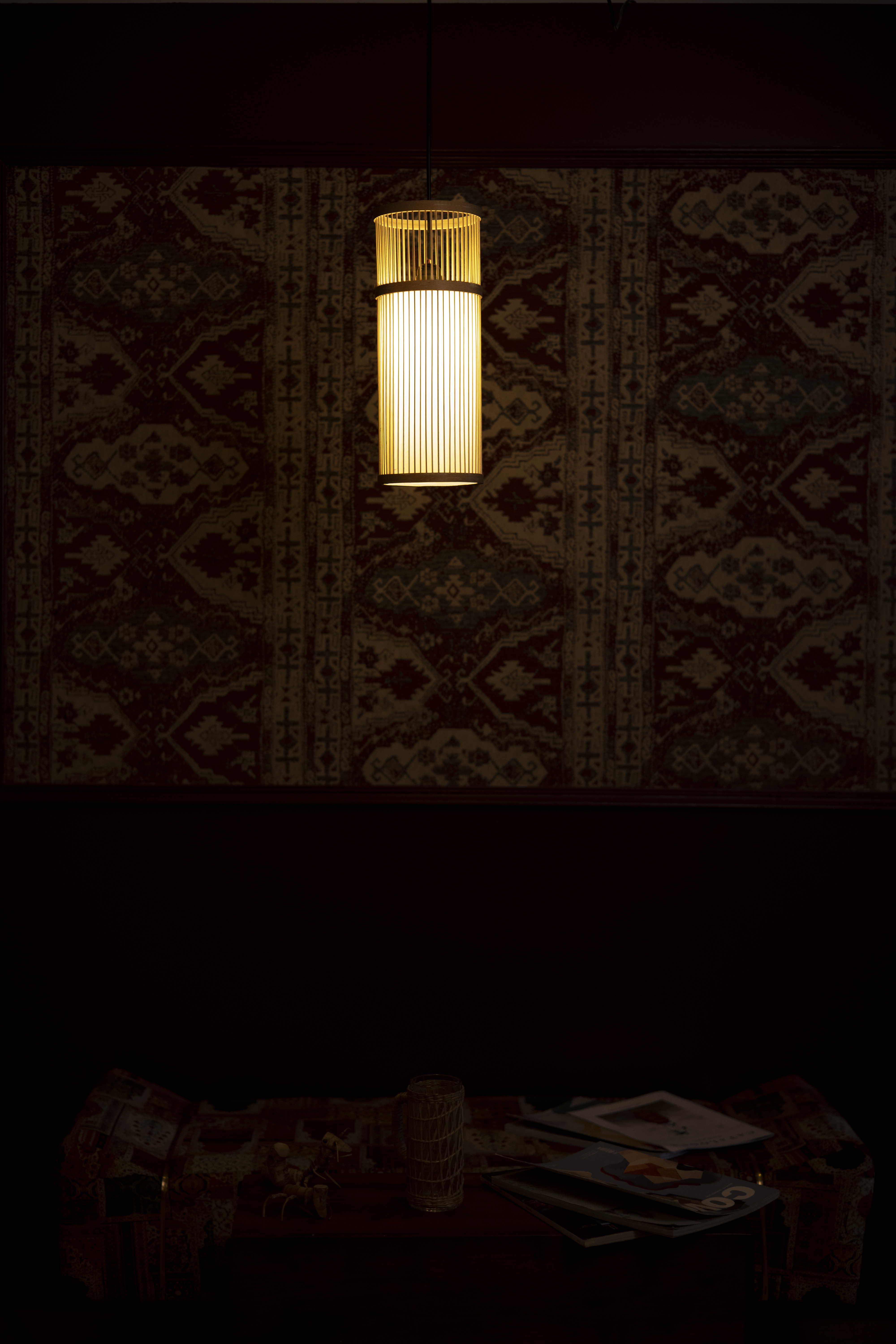 Bamboo Light |  Chandelier Lamp | Hanging light view 3