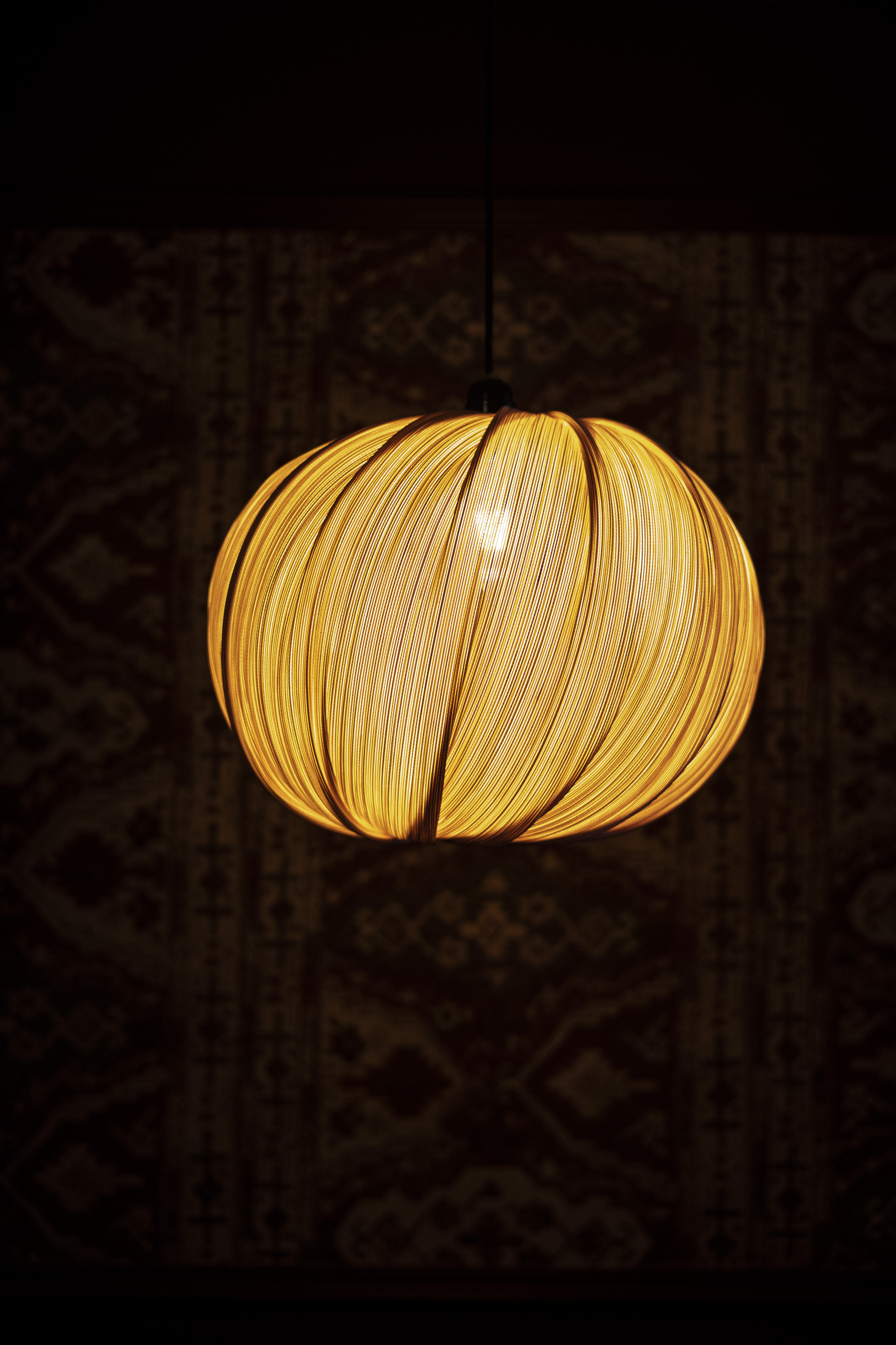 Bamboo  Lampshade |  Chandelier Light | Ceiling Light view 3