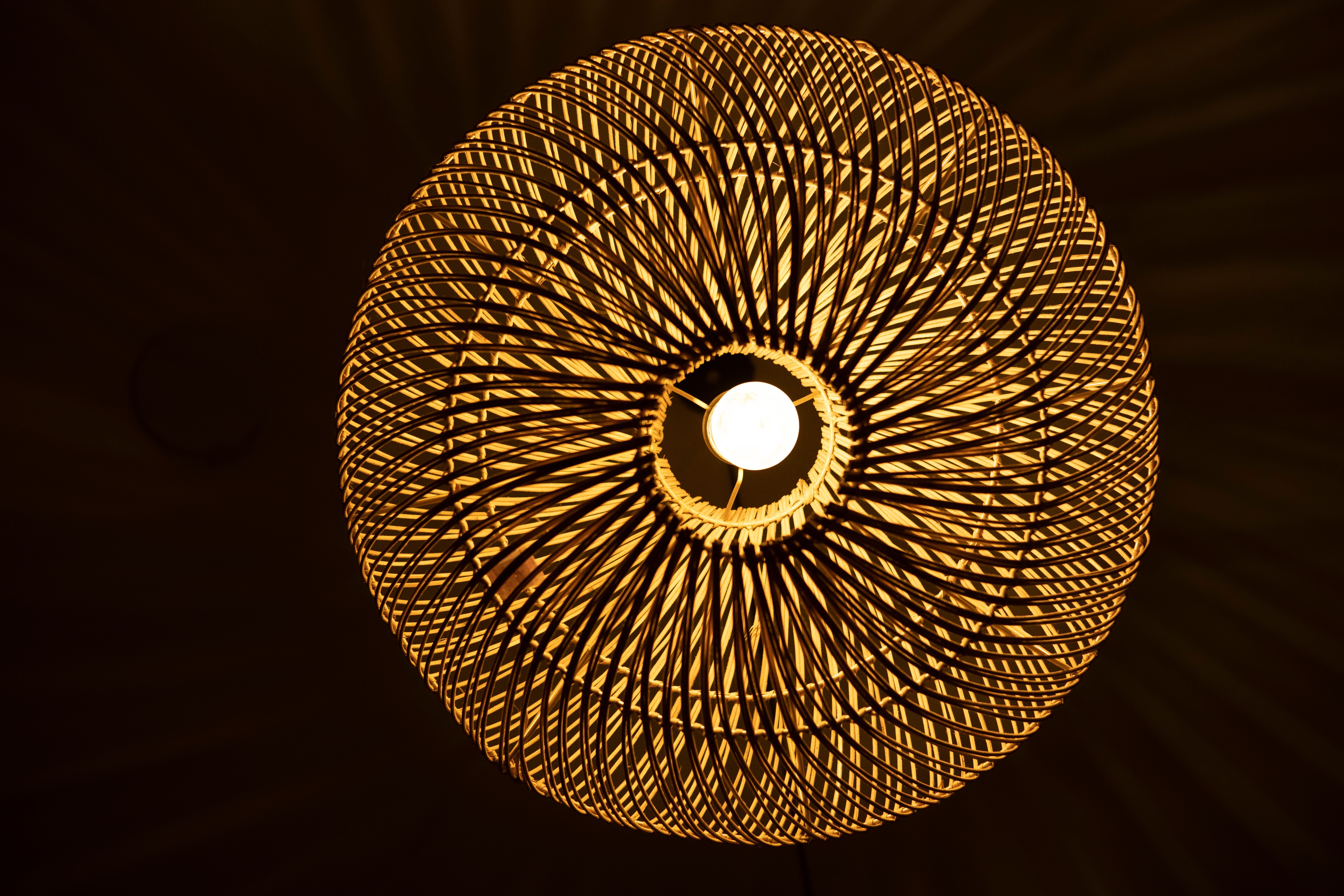 Bamboo Light |  Chandelier Lamp | Hanging light view 4