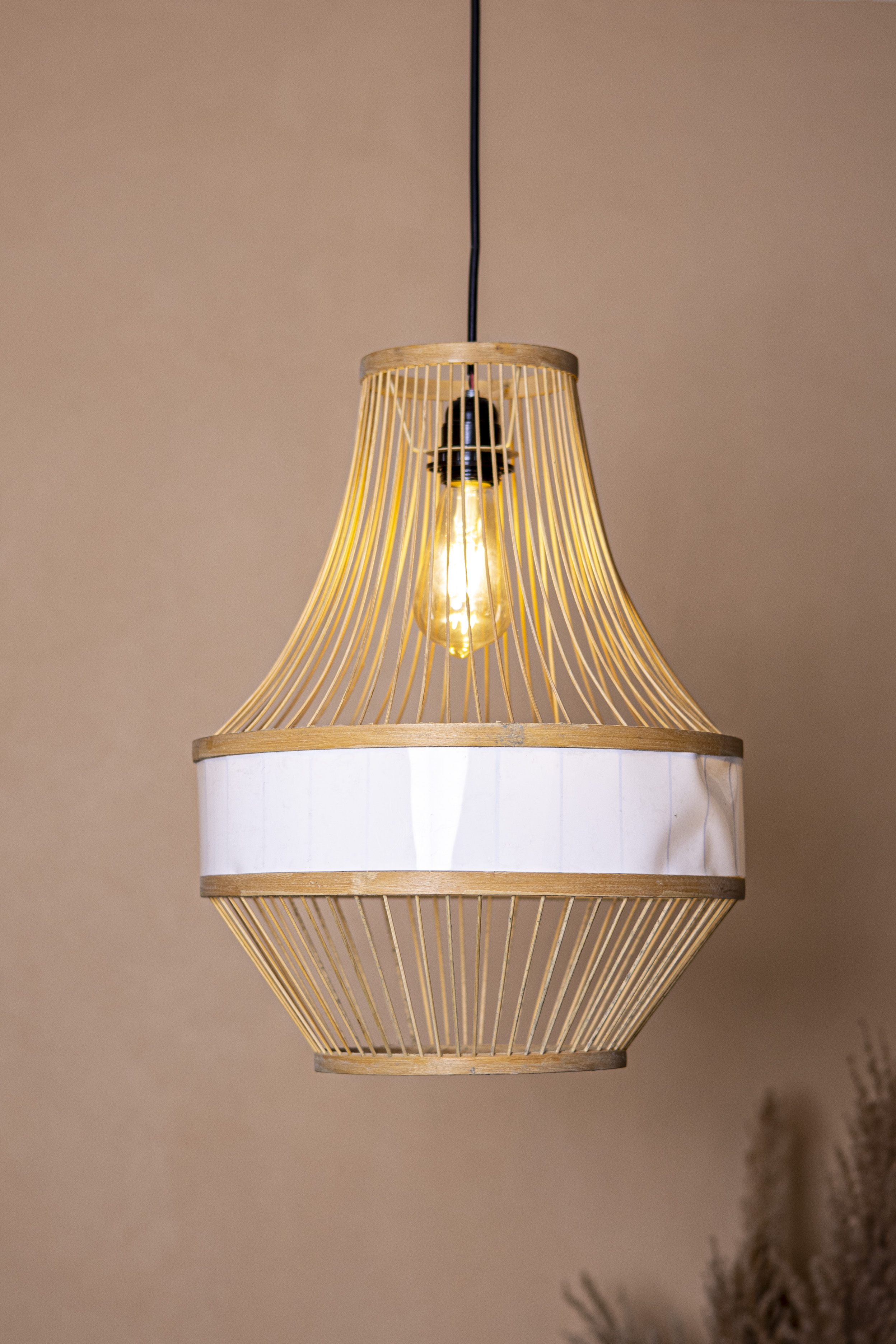 Bamboo Light |  Chandelier Lamp | Hanging light