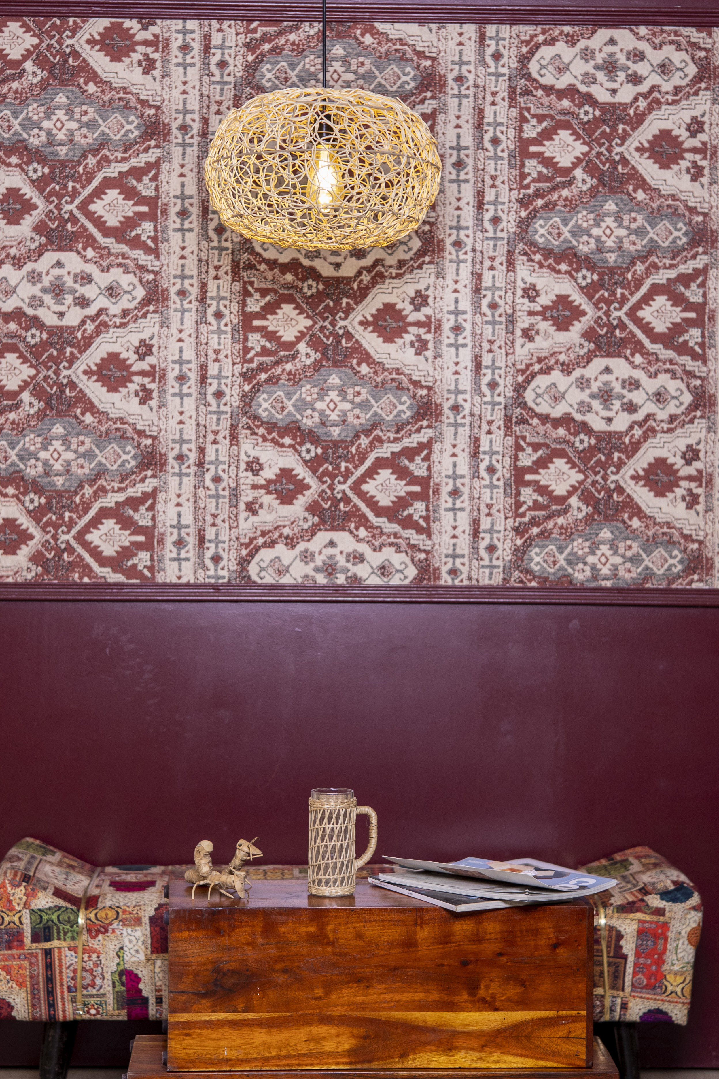 Bamboo Light |  Chandelier Lamp | Hanging light view 3