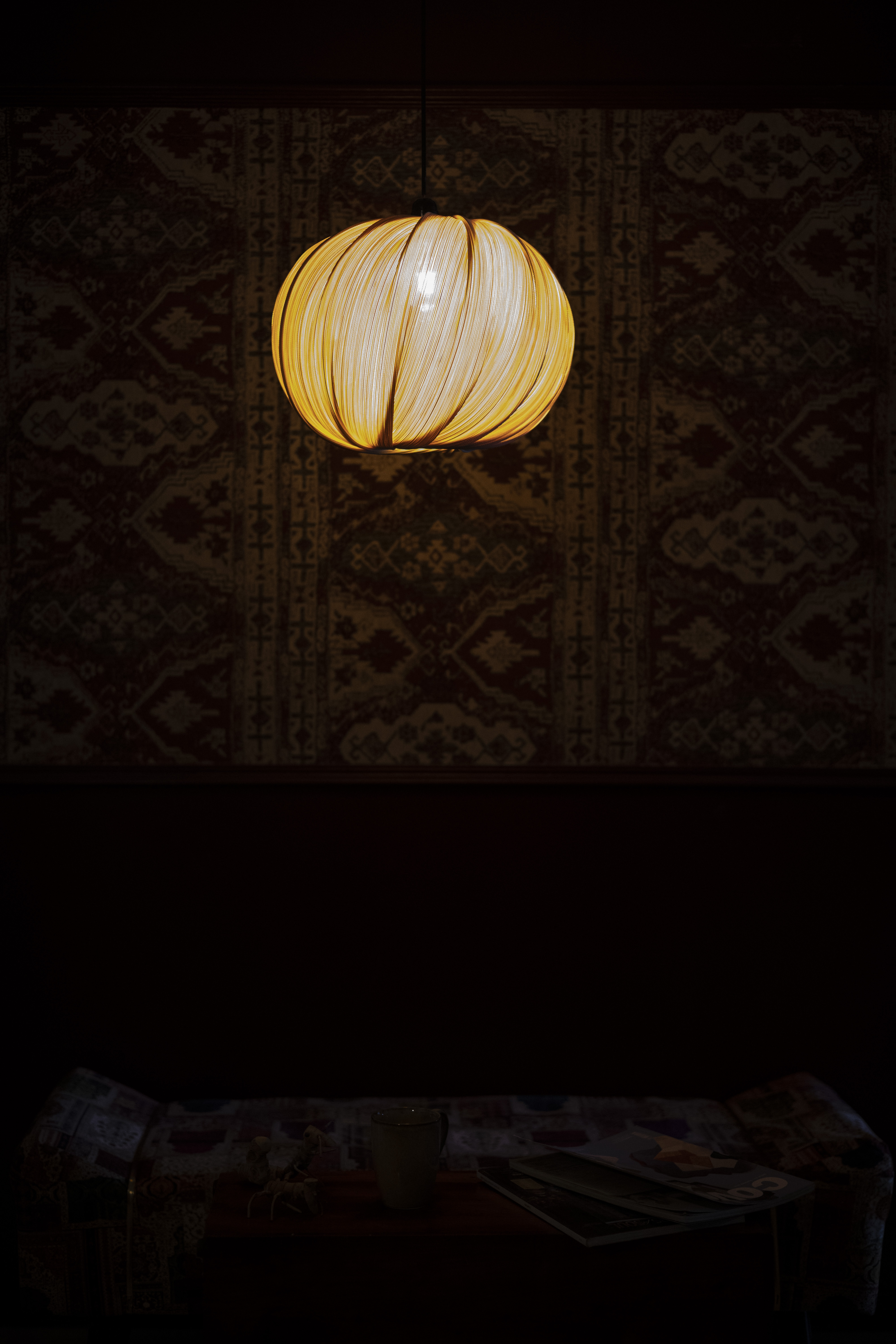 Bamboo  Lampshade |  Chandelier Light | Ceiling Light view 4