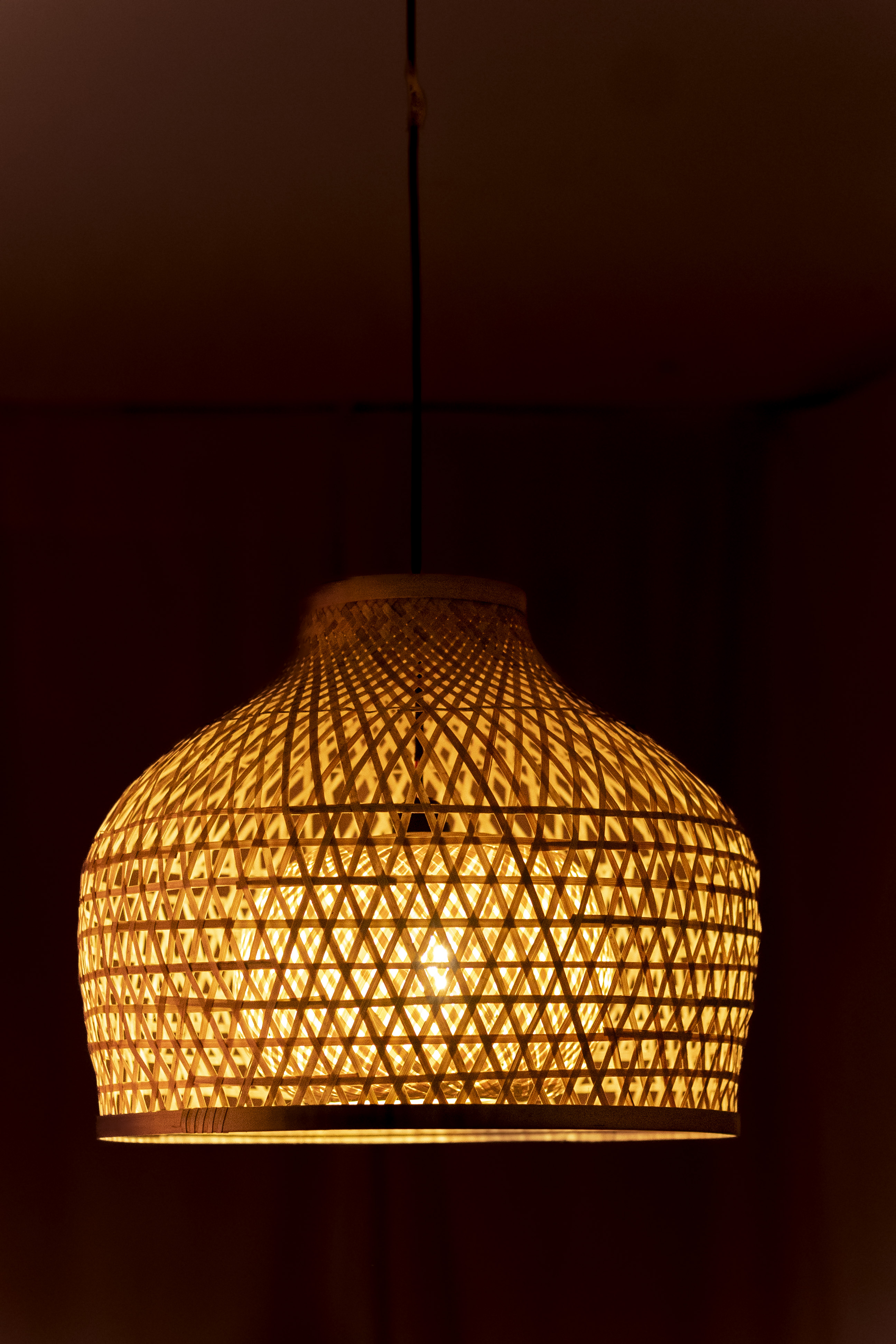 Bamboo Light |  Chandelier Lamp | Hanging light