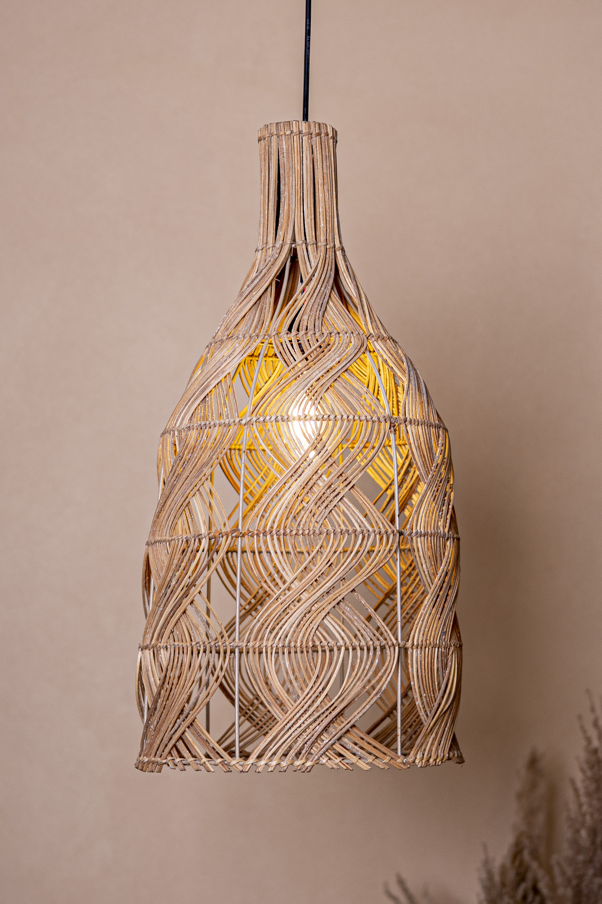 Rattan Cafe Lamp |  Chandelier Light