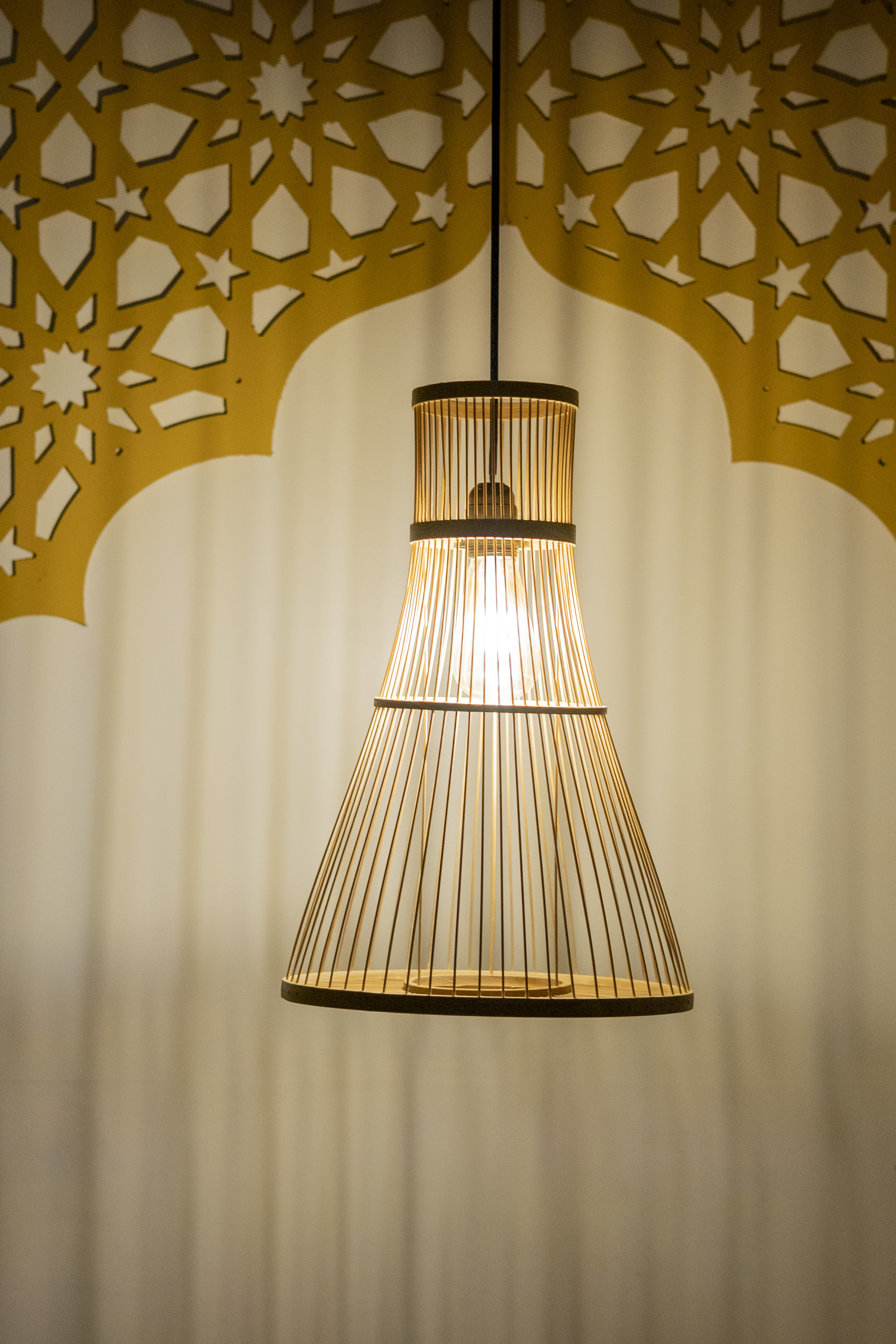 Bamboo Light |  Chandelier Lamp | Hanging light